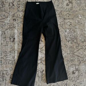 MAEVE Black Wide-Leg Pants